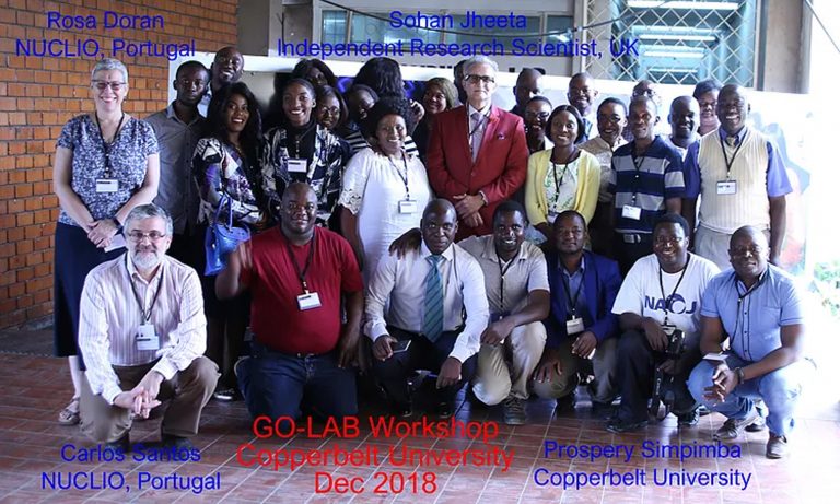 Copperbelt University, GO-Lab Workshop, Zambia 2018