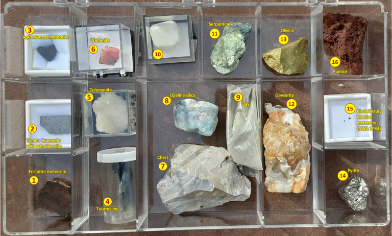 Meteorites and Minerals associated with the Origin of Life (Bob BRUNER’s EXHIBIT)