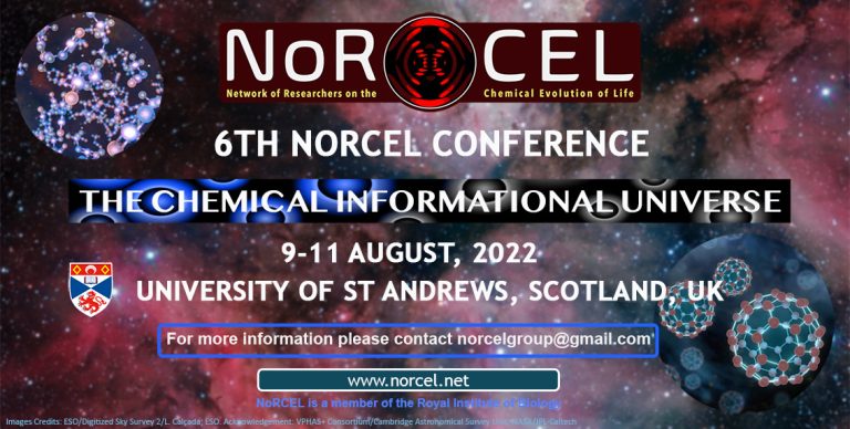 6th NoRCEL CONFERENCE: Chemical Informational Universe